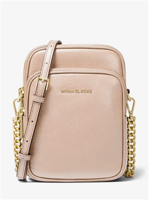 michael michael kors jet set medium pebbled leather crossbody bag|michael kors jetset crossbody bag.